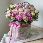 Композиция в коробке №250 — Квітковий стиль, Харків