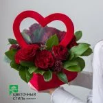 Композиция в коробке №729 — Квітковий стиль, Харків