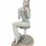 Статуетка гімнастка 19 см — Квітковий стиль, Харків