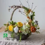 Великодня композиція № 26 — Квітковий стиль, Харків