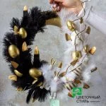 Великодній вінок №11 — Квітковий стиль, Харків